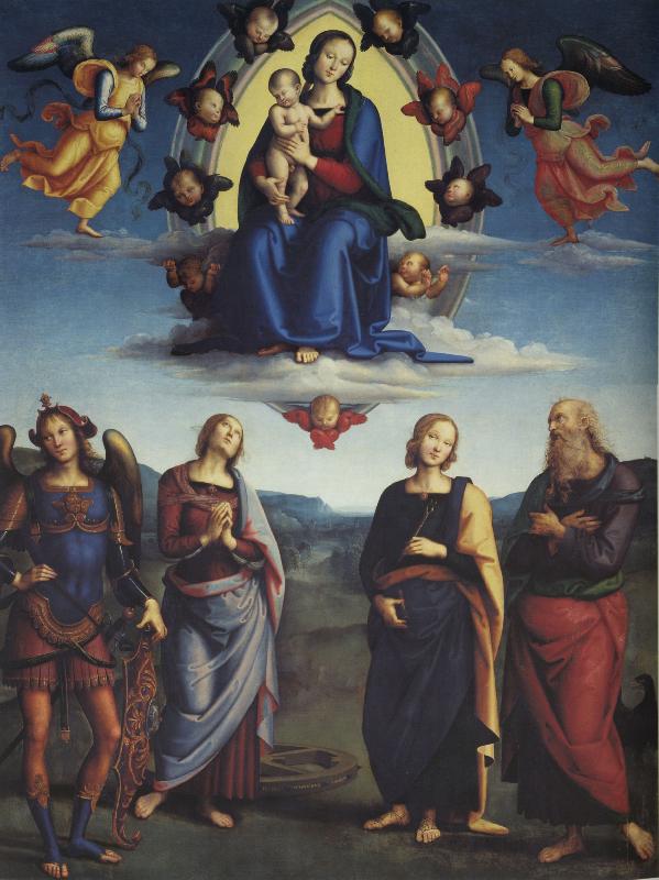 Pietro Perugino Vallombrosa Altarpiece oil painting image